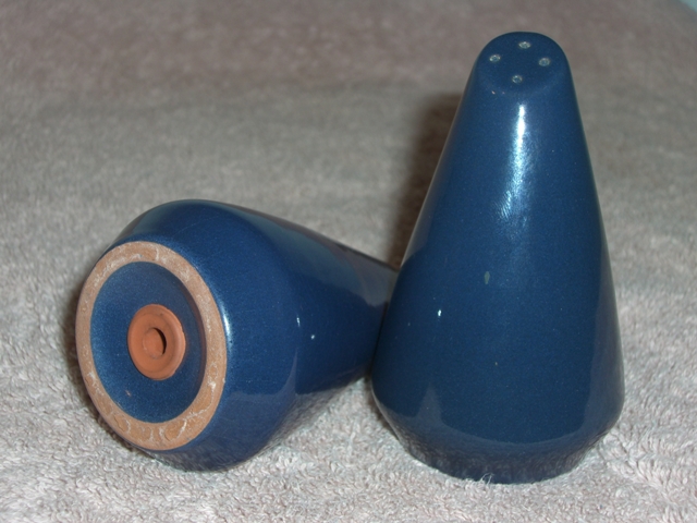 Westwinds shakers glazed navy blue